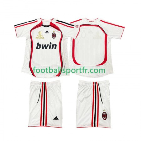 Tenue AC Milan 2006 2007 Retro Enfant Exterieur Maillot de Foot